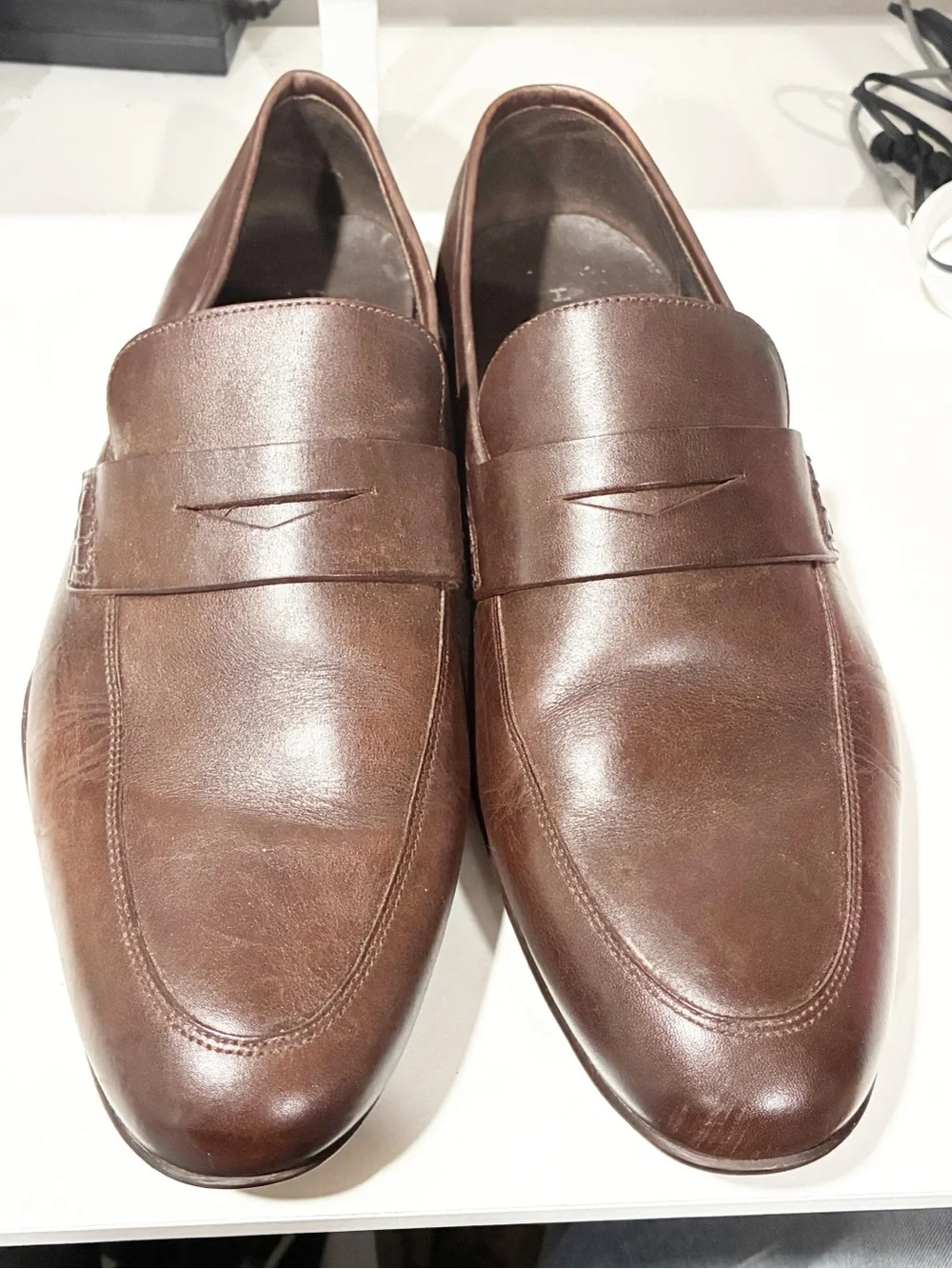 Harry’s of London Brown Leather Slip on Loafer Size 45F/12